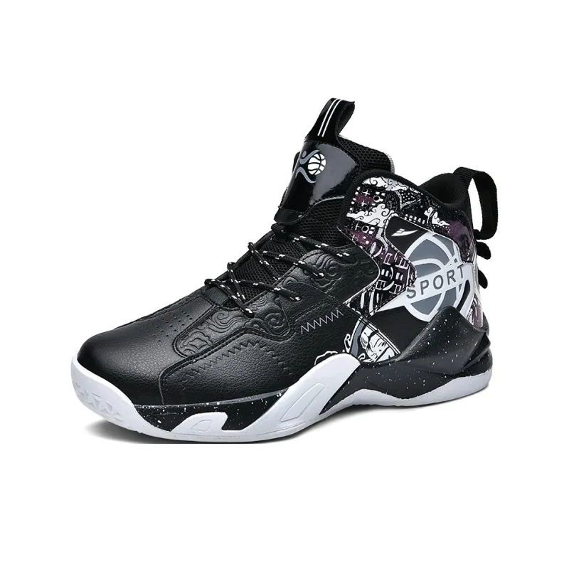 Kuding Shock Absorbers With Slip Resistant And Abrasion Resistant Properties Mid Top Basketball Shoes Unisex-17