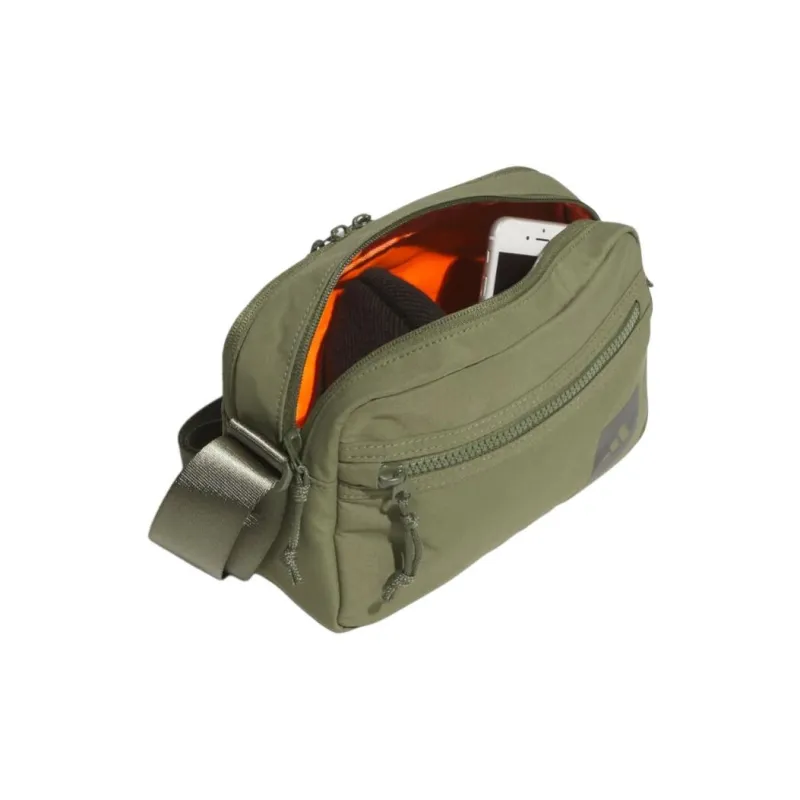 Adidas Versatile Shoulder Bag Large Size Unisex Dark Olive Green-3