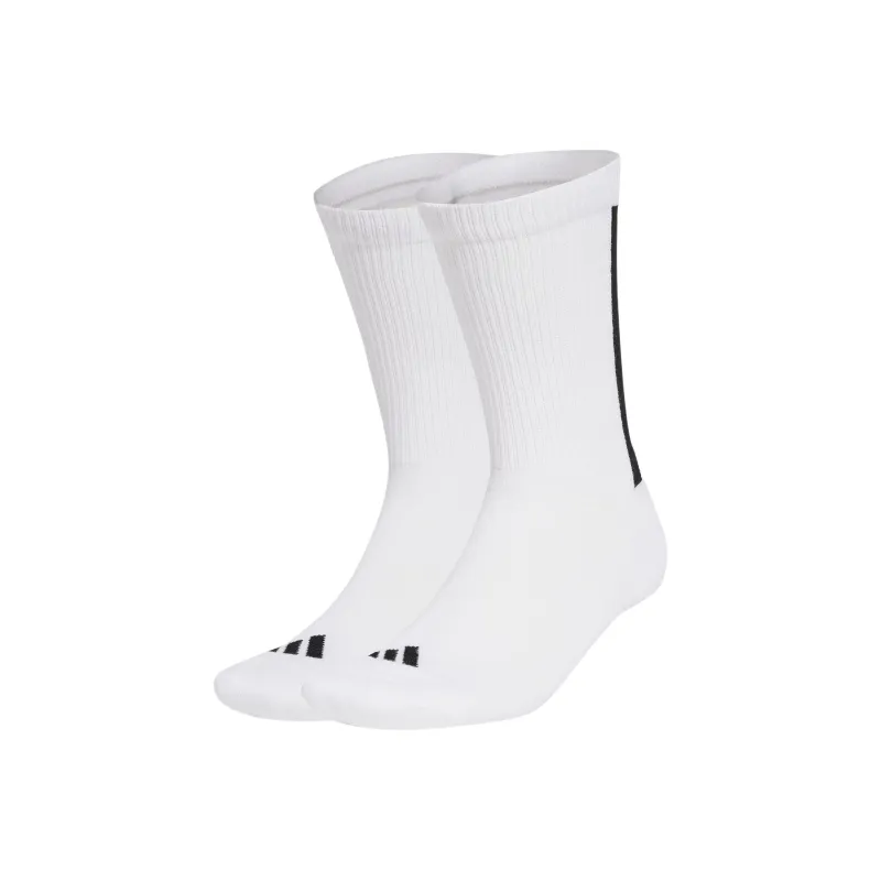 Adidas 3 Stripes CREW Mid Calf Socks Unisex 2 Pack-0