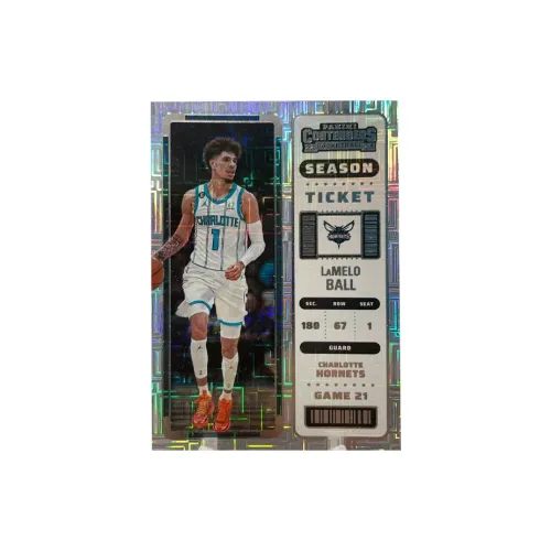 PANINI 2021 22 Hornets LaMelo Ball LaMelo Ball Refringence Ball Game Ticket Collection Essential Sports Cards 1 Pc