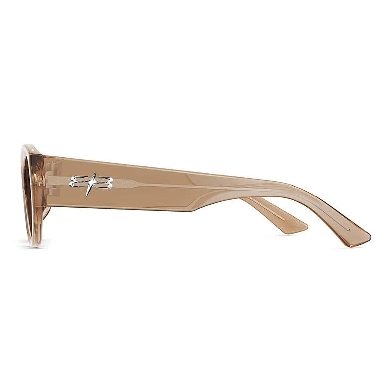 MOLSION Plate Frame Cat Eye Sunglasses Unisex-22