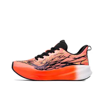 POLUDIYIPI Balance Support Lightweight Breathable Low Top Sprint Long Distance Running Shoes Unisex Flame Orange