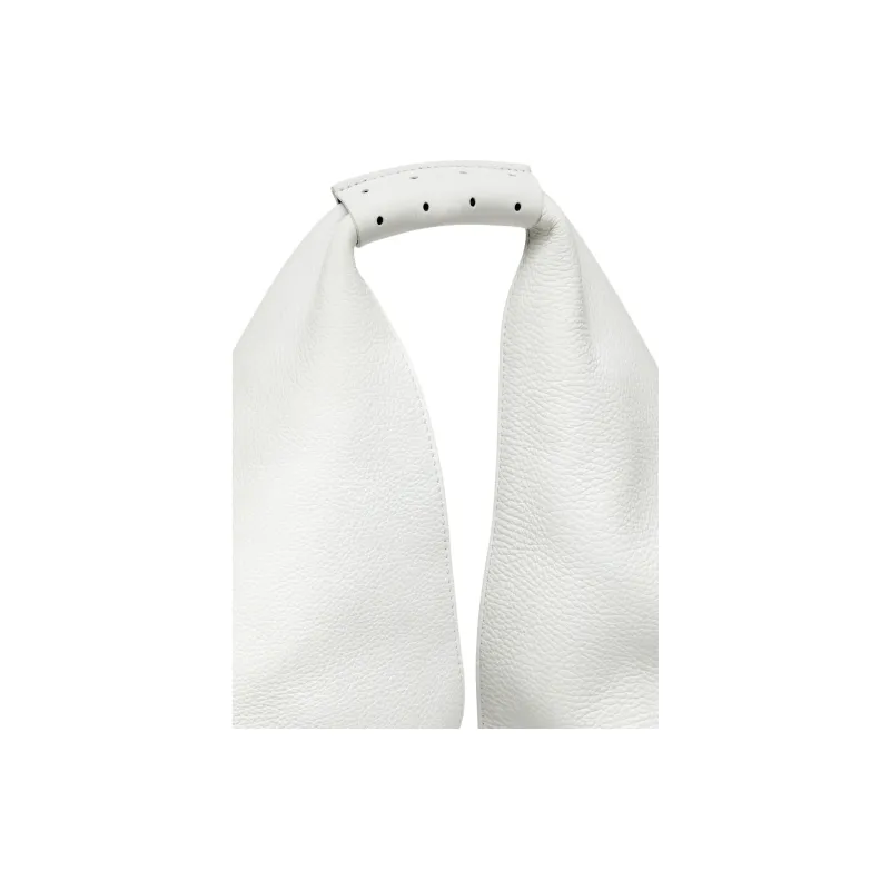 MM6 Maison Margiela Line Handbag, Shoulder Bag Medium Size Women's White-3