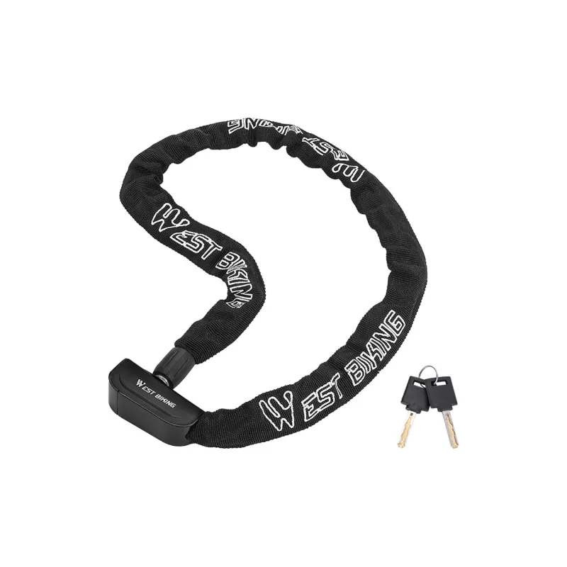 WEST BIKING Bicycle Locks Chain Lock-0