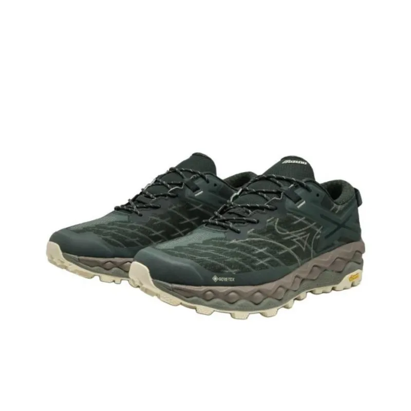 Mizuno Wave Mujin Anti Slip Wear Resistant Low Top Casual Shoes Men's Dark Green-1