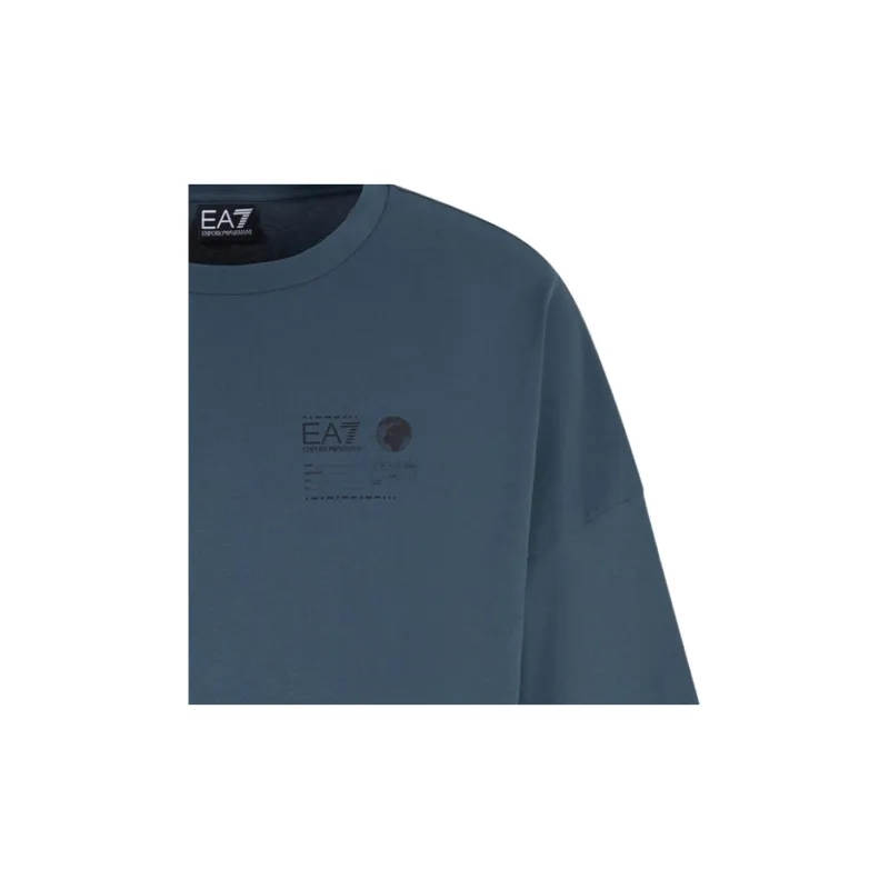 EMPORIO ARMANI EA7 T Shirt Men's Slate Gray Blue-2