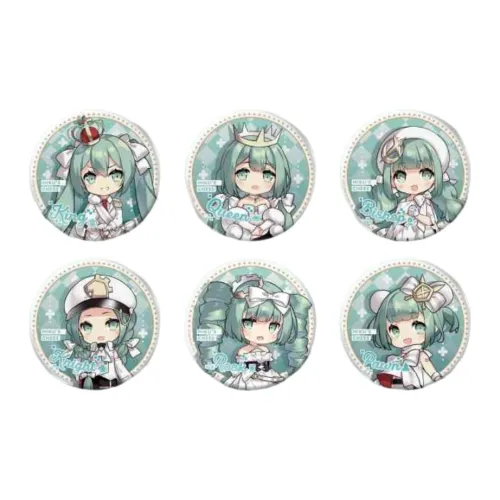 Tenwun Kadokawa Hatsune Miku Chess Collection Double Flash Badges