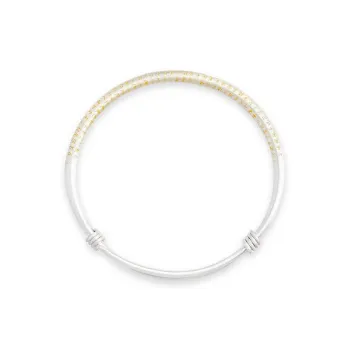 CUTE DAME Sterling Silver Bangles Women's Silver