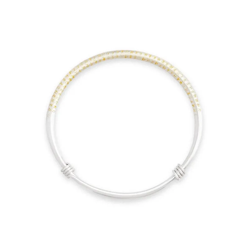 CUTE DAME Sterling Silver Bangles Women's Silver-0