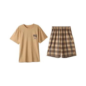 MADALLO Pajama Set Men's Ginger Yellow