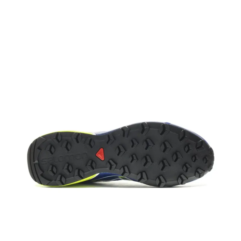 SALOMON Cushioning Wear-Resistant Low-Top Trail Running Running Shoes Men's Blue-3