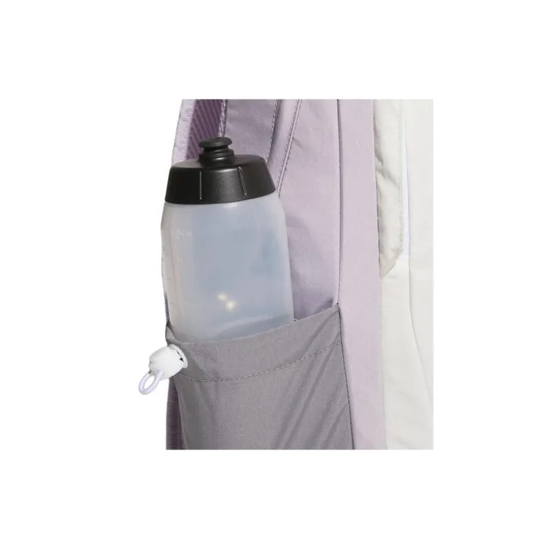 Adidas Recycled Nylon Backpack Large Size Unisex Light Purple & White & Light Gray-4