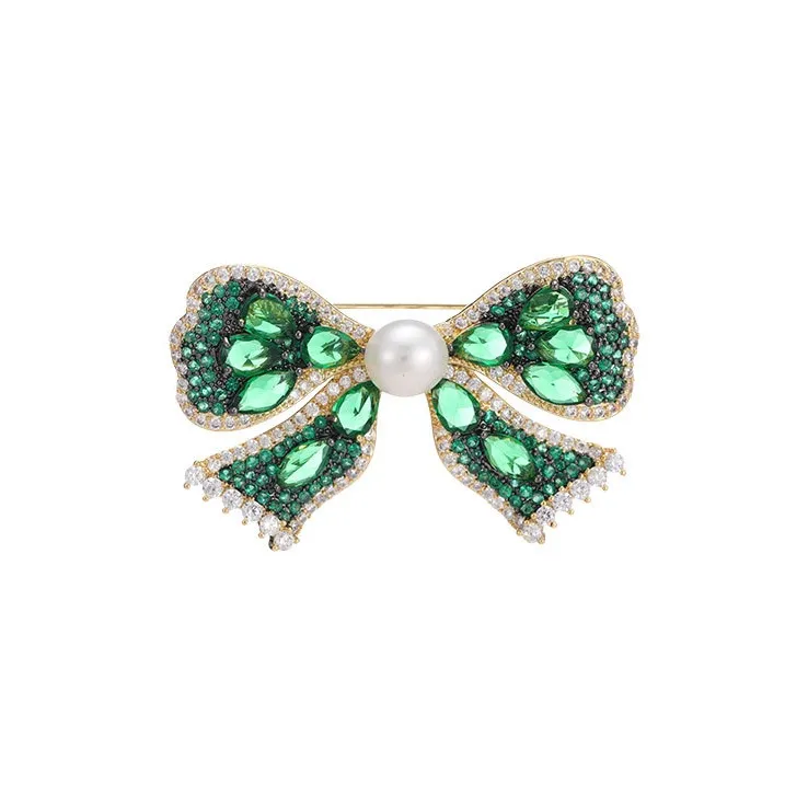 ZWU High Quality Eco Friendly Copper Brooches Women's-5