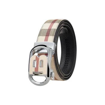 JONNY MOORE Top Grain Cow Leather Belts Men's 3.5cm