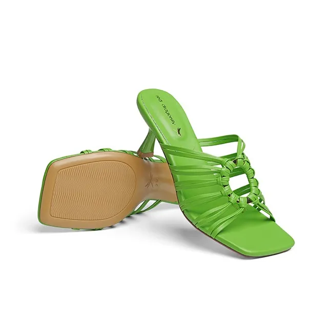 RED DRAGONFLY PU Polyurethane Slip Resistant Abrasion Resistant Slide Slippers Women's-19