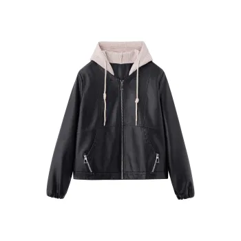 Yi Mengyuan Leather Jacket Women's