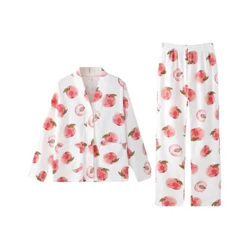 ZAO FU NIAO Pajama Set Women's Honey Peach