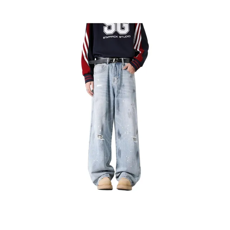 NVRFRGT Jeans Unisex Light Blue-2