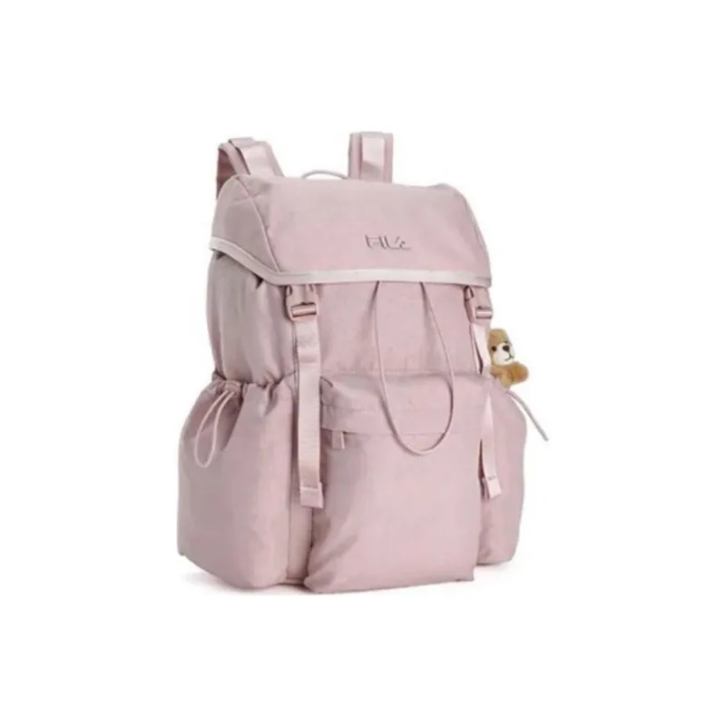 FILA ORIGINALE Fabric Backpack Unisex Light Purple Red-2