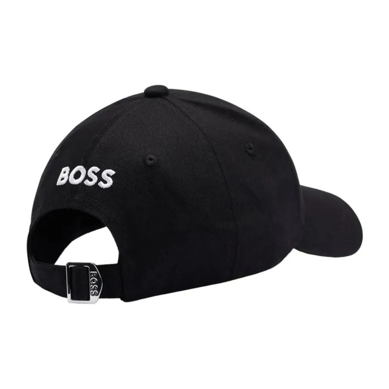 HUGO BOSS Cotton Baseball Caps Men's Black-4