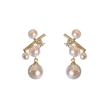 Rhymes Gold Plated Copper Earrings Women's