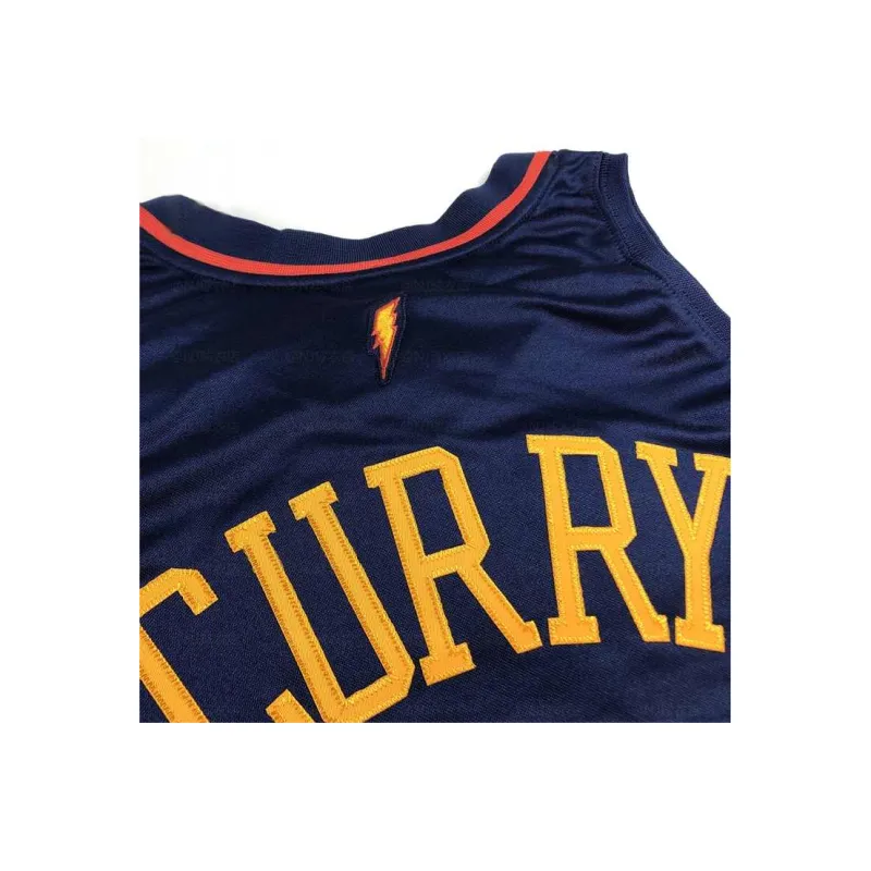 Mitchell & Ness 'NBA Golden State Warriors 09 Steph Curry' Authentic Road Jersey Vest Top-2