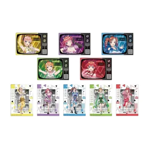 Animate The Quintessential Quintuplets ∽ Magazine Main Character Collection Live Action Dolls Photo Cards