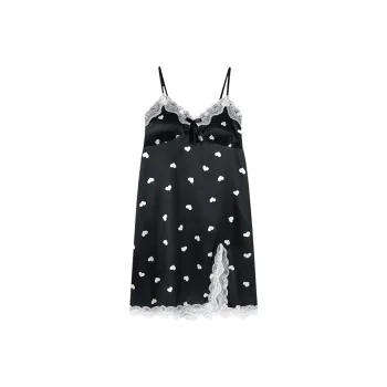 O'MESIK Nightgown Women's Black