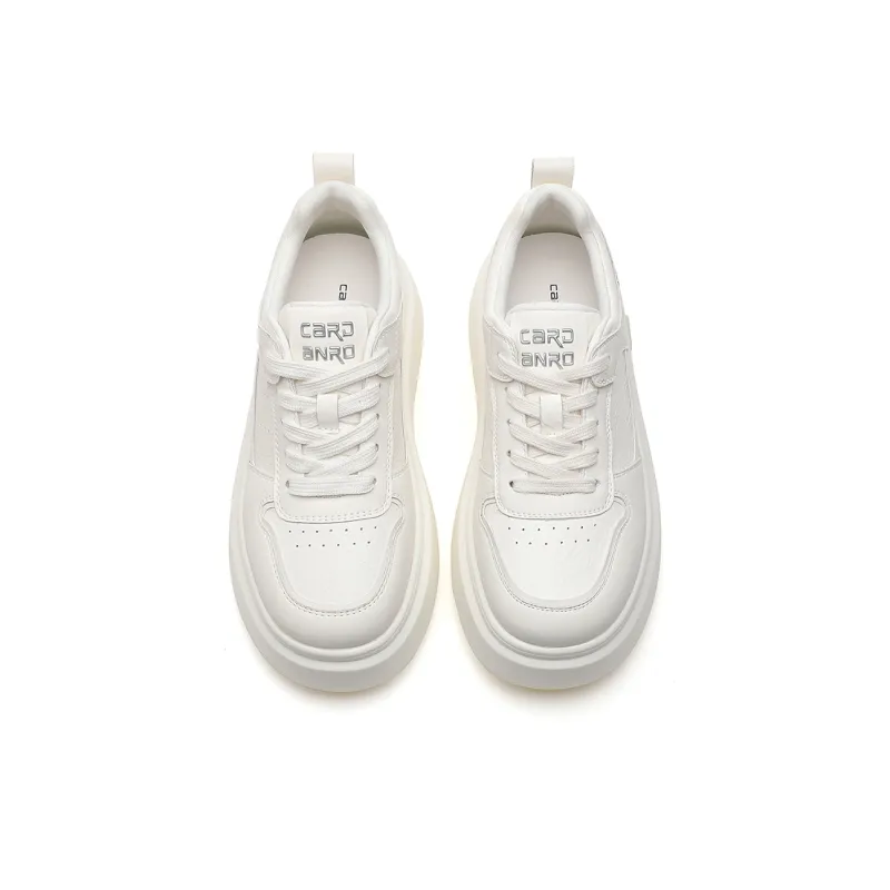 CARDANRO Slip Resistant Low Top Comfortable Small Whiteboard Shoes Women's-3