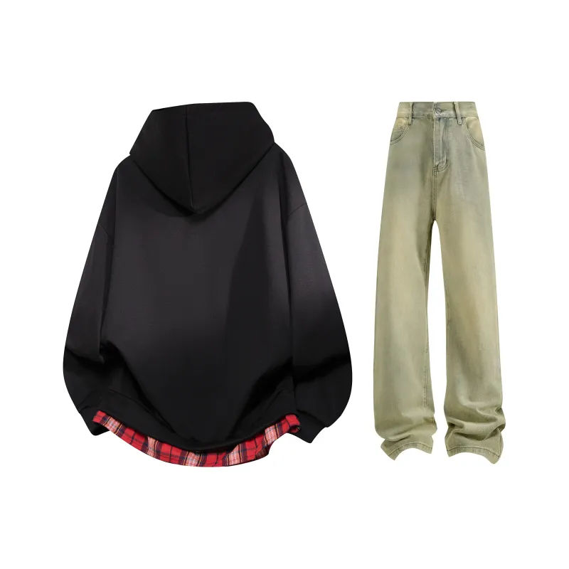 THREEAGAINTHR33 Sweatshirt Set Unisex-13
