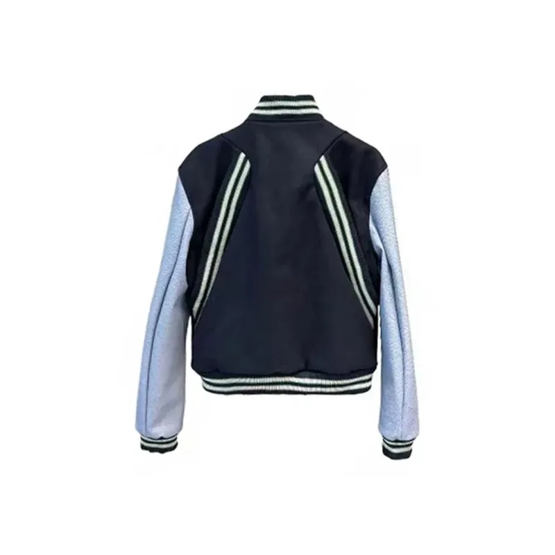 UTHA Baseball Jacket Unisex Navy Blue Coat-1