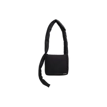 Jacquemus Linen Shoulder Bag Unisex Black