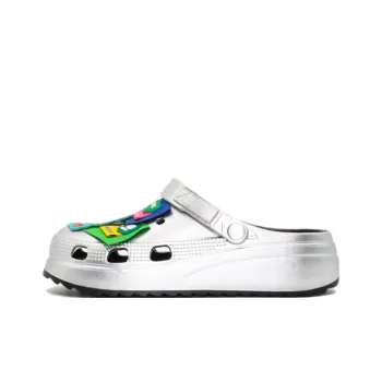 JANECO Clogs Unisex Full Silver