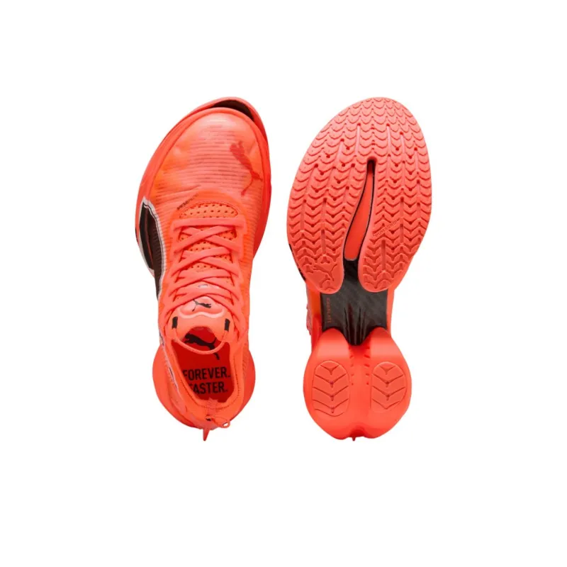 PUMA Fast R Nitro Elite 2 Breathable Support Low Top Running Shoes Men's Red-3