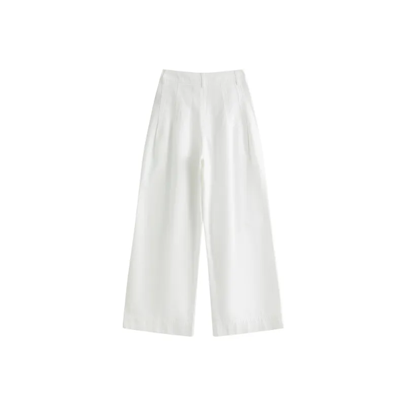 COMBO Casual Pants Unisex White-1