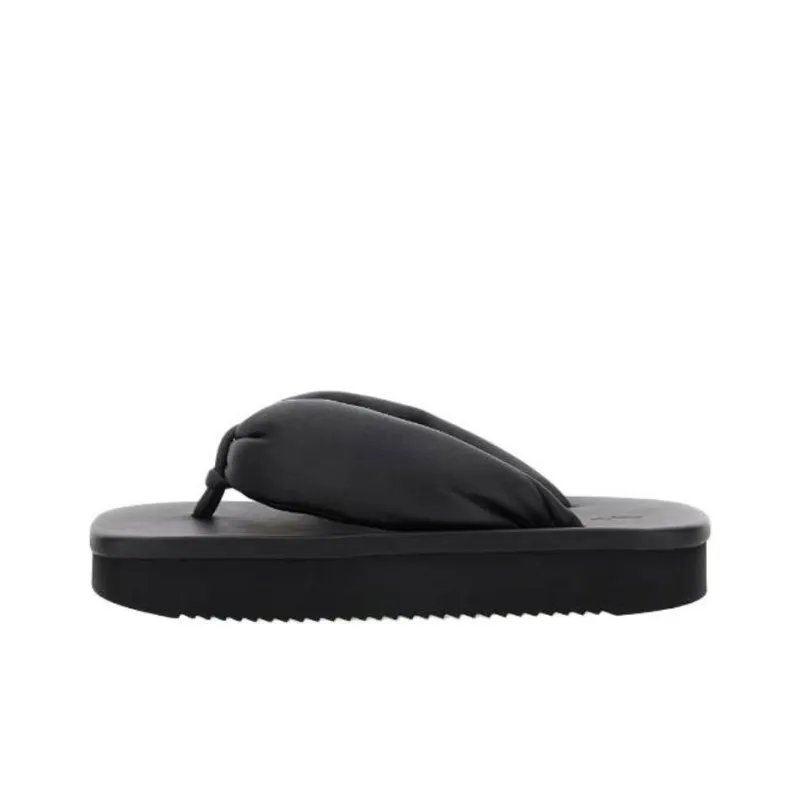 RICK OWENS/RO Slip Resistant Flip Flops Women's Black-0
