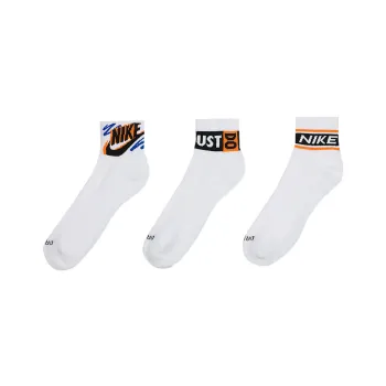 Nike Dri FIT Everyday Mid Calf Socks Unisex 3 Pack Multicolor