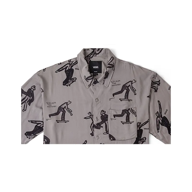 Vans x ASIA ARTIST COLLECTION SS24 Shirt Unisex Gray-2