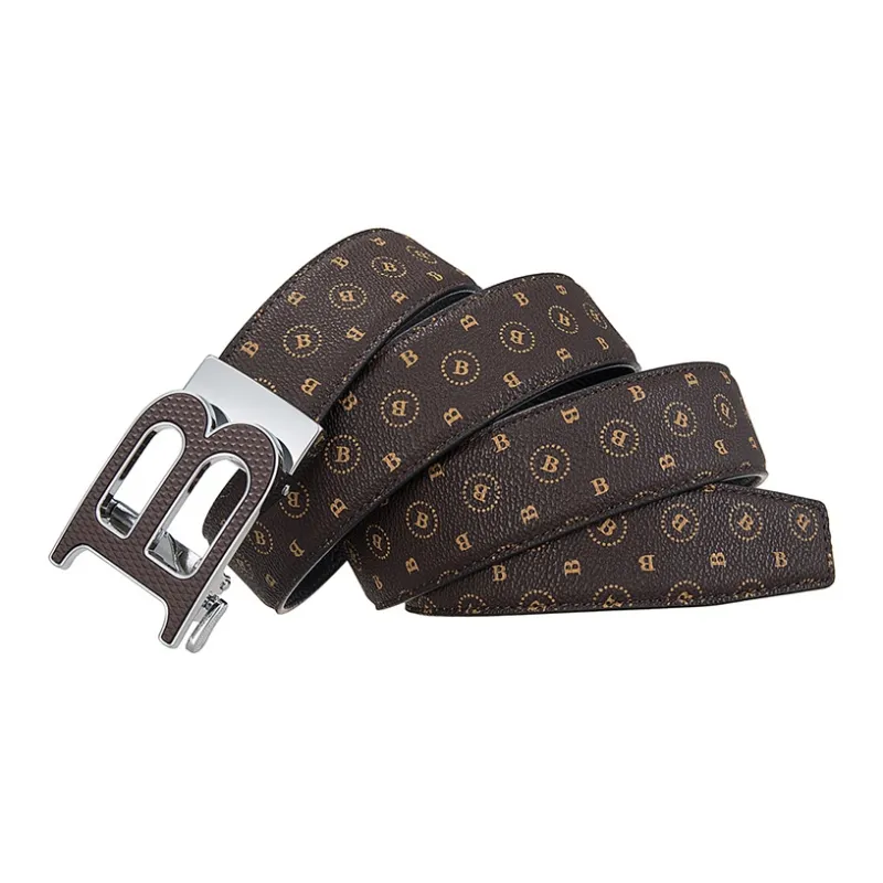 JONNY MOORE Top Grain Cow Leather Belts Men's 3.5cm-7