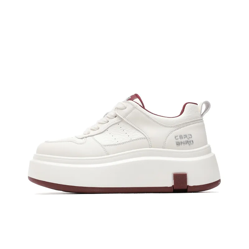 CARDANRO Slip Resistant Low Top Comfortable Small Whiteboard Shoes Women's-5