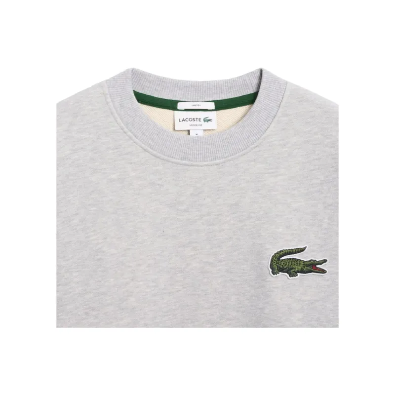 LACOSTE Sweatshirt Unisex Silver Gray-2