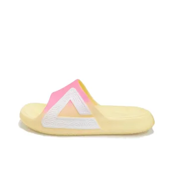 PEAK State Pole Guochuang Slippers Slip Resistant Odor Resistant Abrasion Resistant Slide Slippers Unisex Yellow Pink