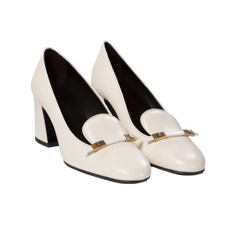 KHAITE Logo engraved Pumps-2