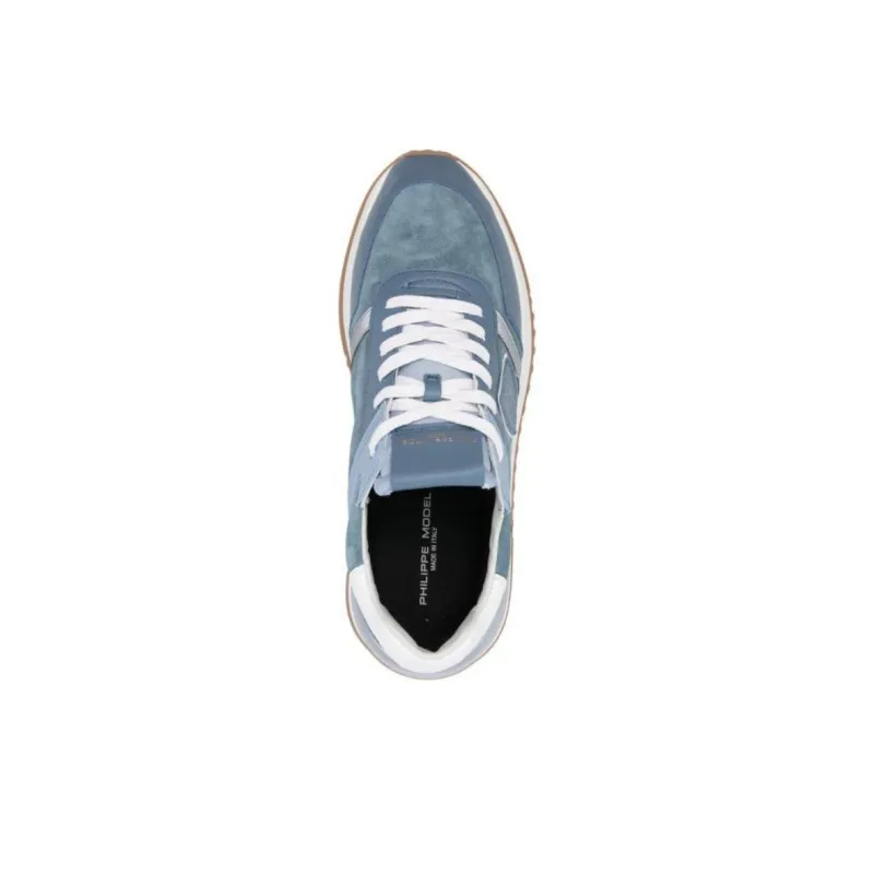 PHILIPPE MODEL Tropez 2.1 Low Top Casual Shoes Men's Blue-3