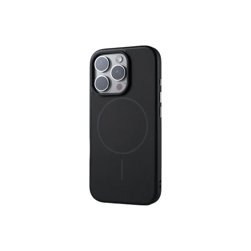 DEPA PC Material Textile Carbon Fiber Textured Magnetic Phone Cases Compatible With Apple 13 16 Series Minimalist-6