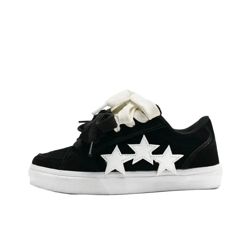 Circle Small Coverage Wear Resistant Balance Lightweight Low Top Skateboard Shoes Unisex-1
