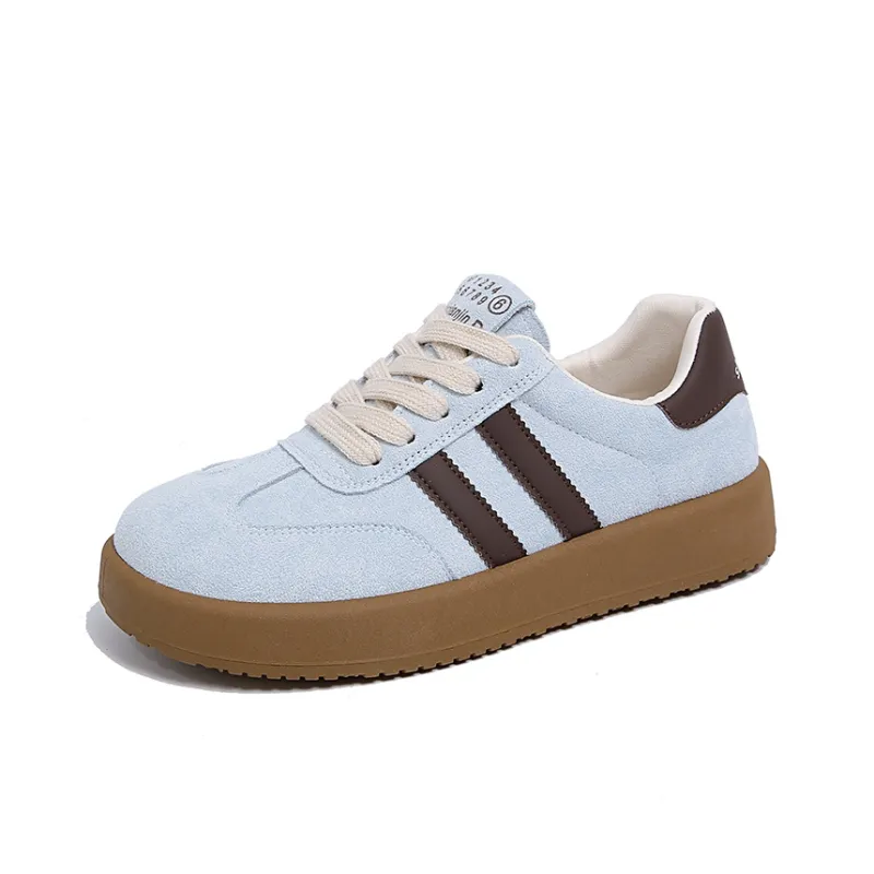 BANWEIDIYA Anti Slip And Wear Resistant Balance Height Increasing Low Top Skateboard Shoes Women's-8