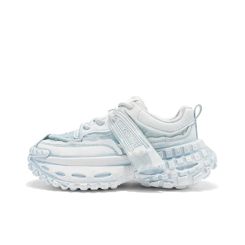 ROBINHOOD Cushioning Wear Resistant Coverage Impact Resistant Low Top Chunky Sneakers Men's-1
