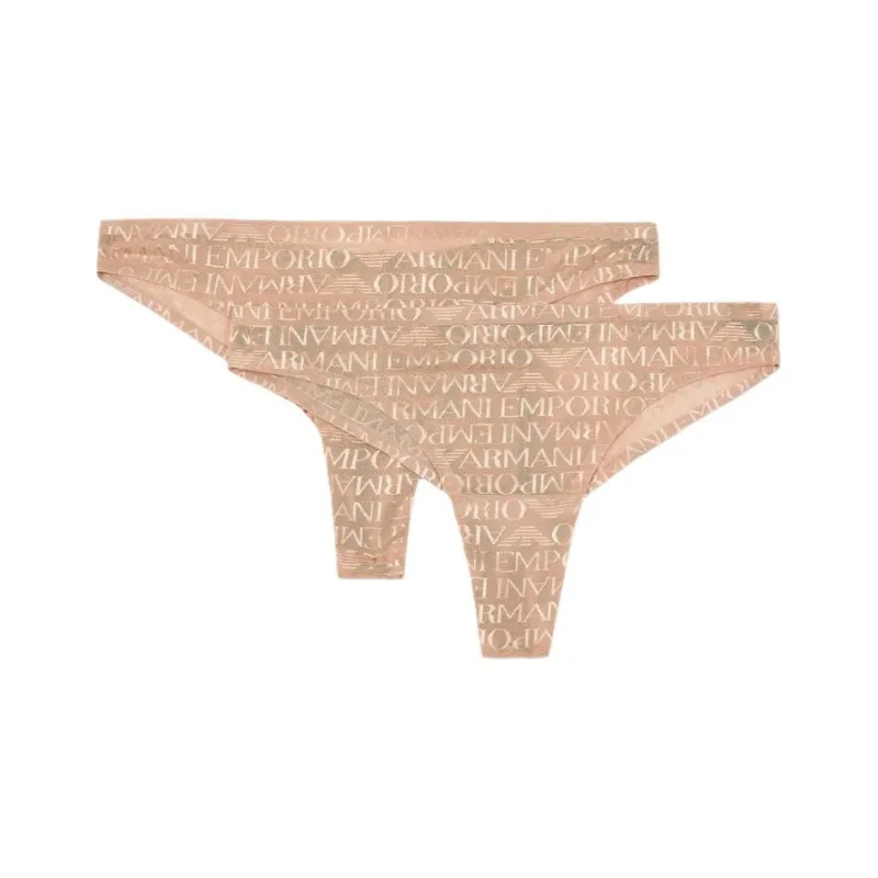 EMPORIO ARMANI SS25 Underpants Women's 2 Pack Hazelnut-0