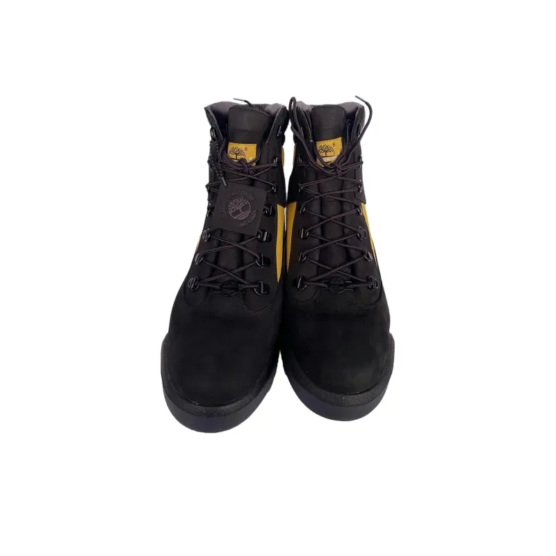 Timberland Field Boots Waterproof And Wear resistant Short Outdoor Boots Men's Black Yellow-2